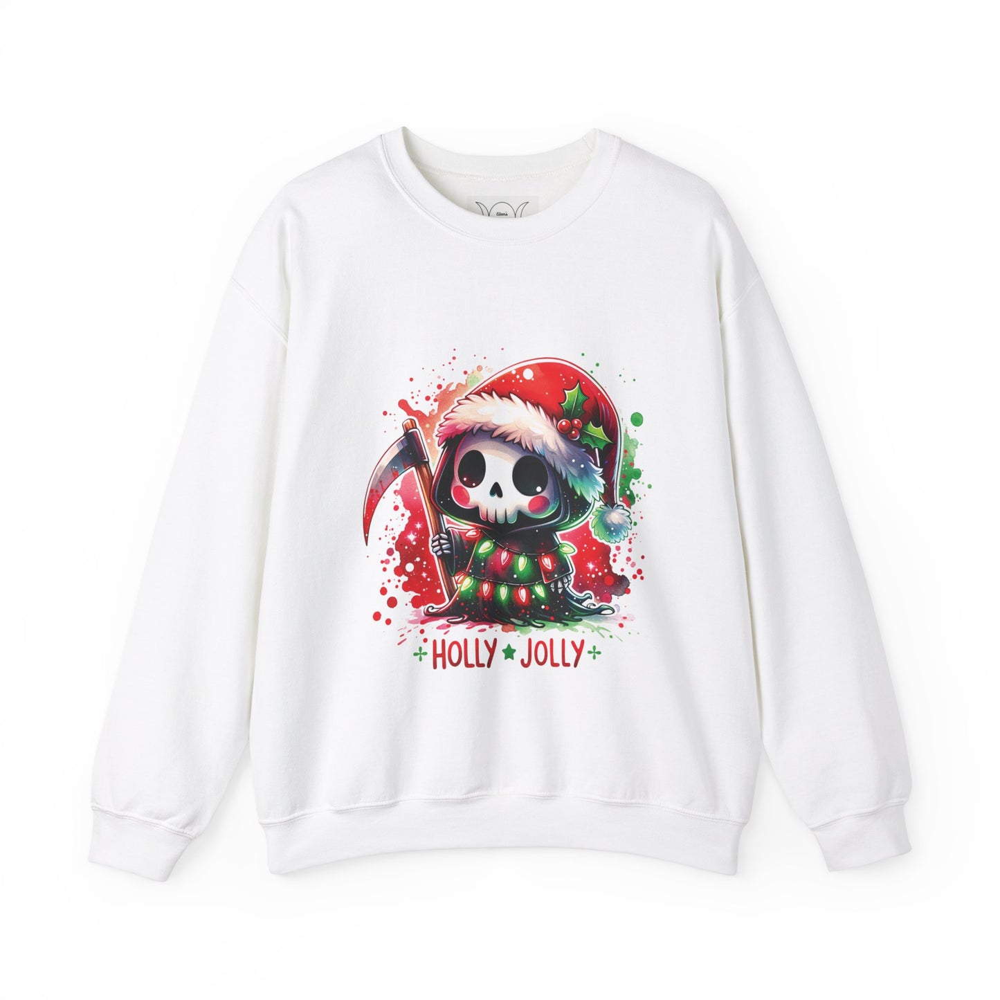 Holly jolly, ™ Crewneck Sweatshirt ( no sleeve design )