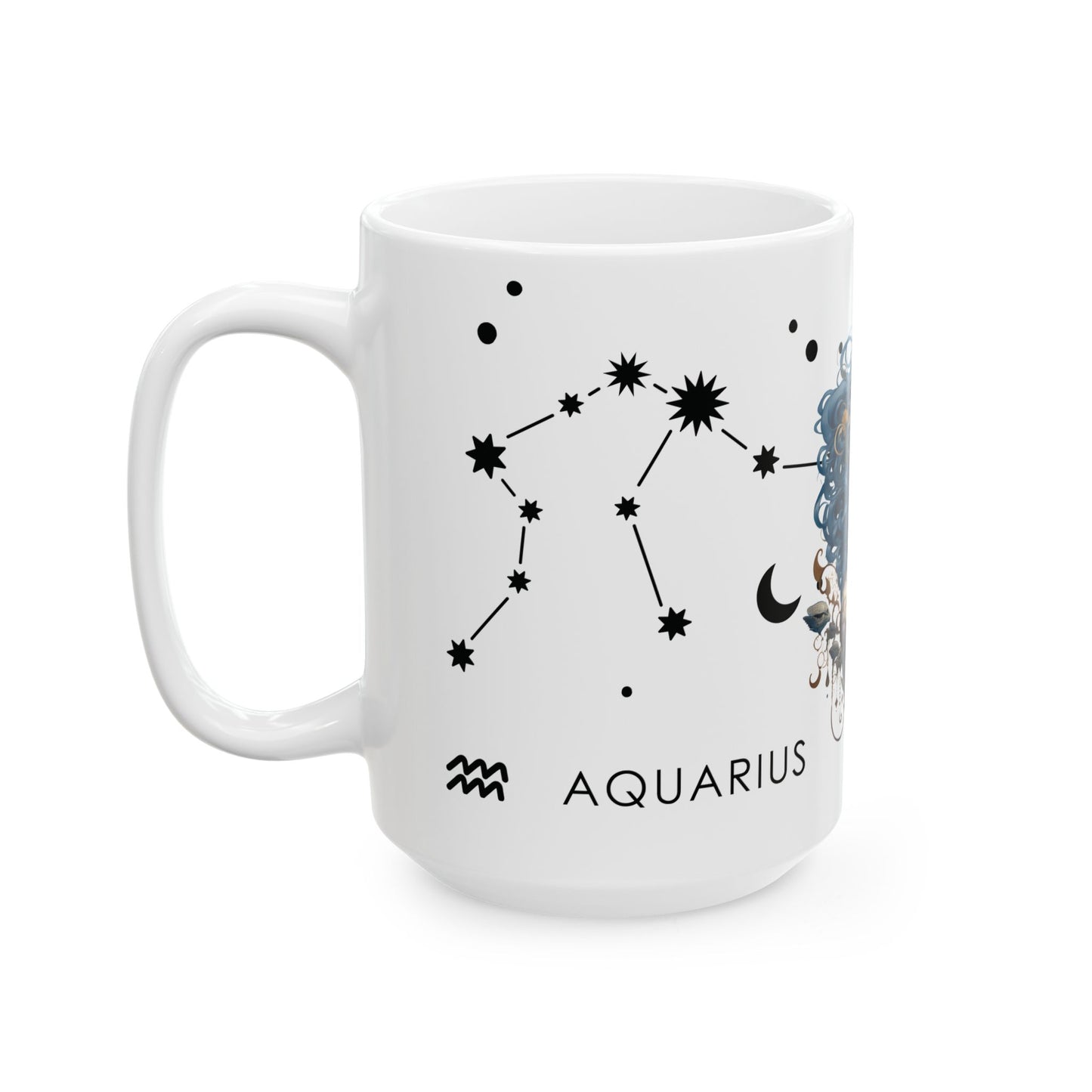 Aquarius,Ceramic Mug, 11oz & 15 oz