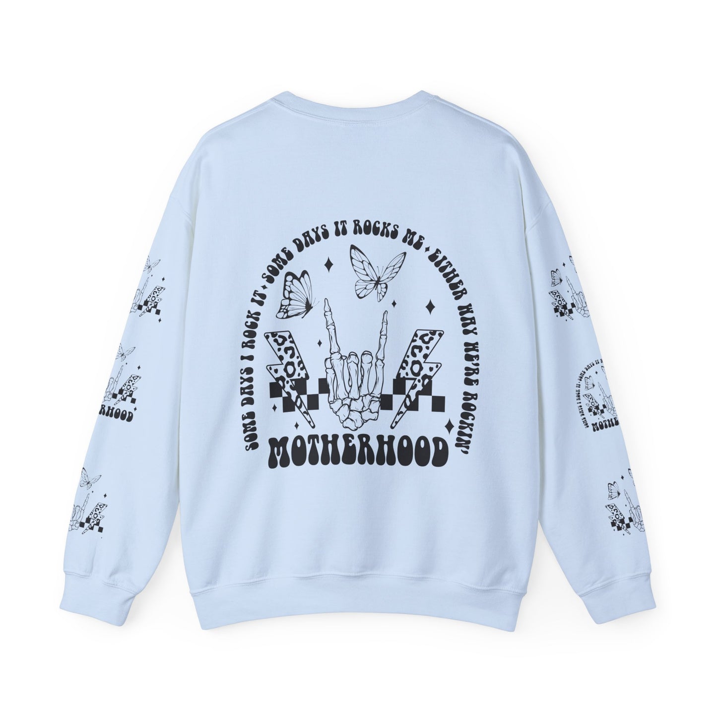 Motherhood , ™ Crewneck Sweatshirt ( side arm design)