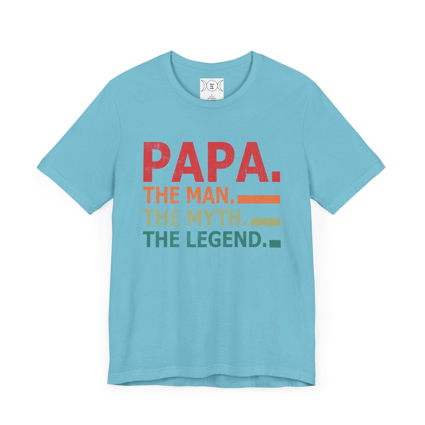 Papa, Unisex Jersey Short Sleeve Tee (no arm design)