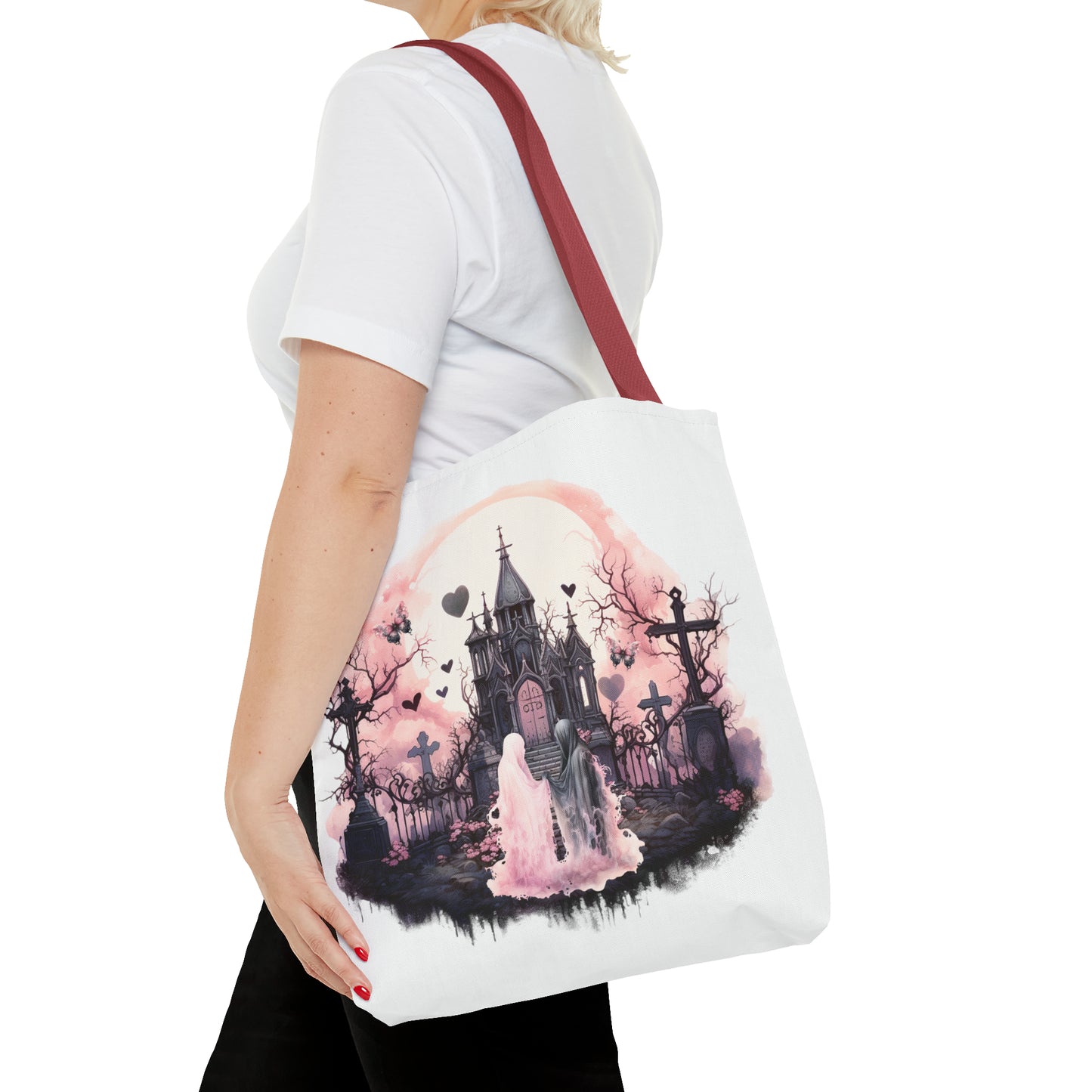 Even in death… we never part, Tote Bag (AOP)