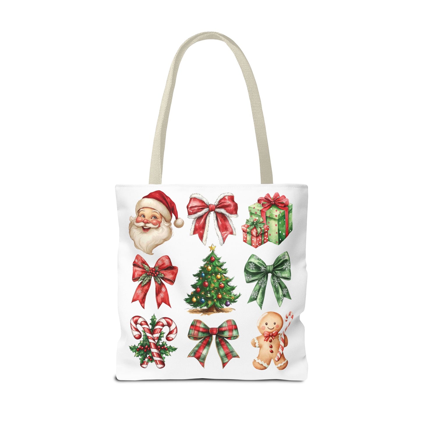 Christmas and bows, Tote Bag (AOP)