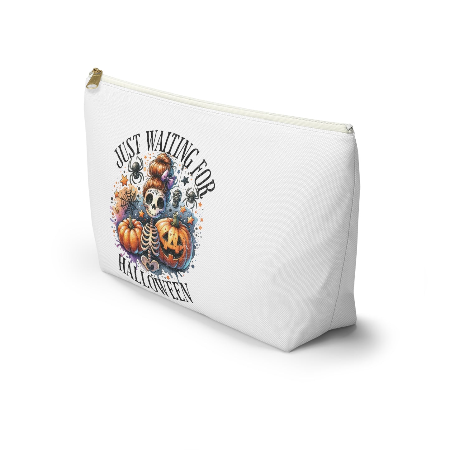 Just waiting for Halloween , Accessory Pouch w T-bottom