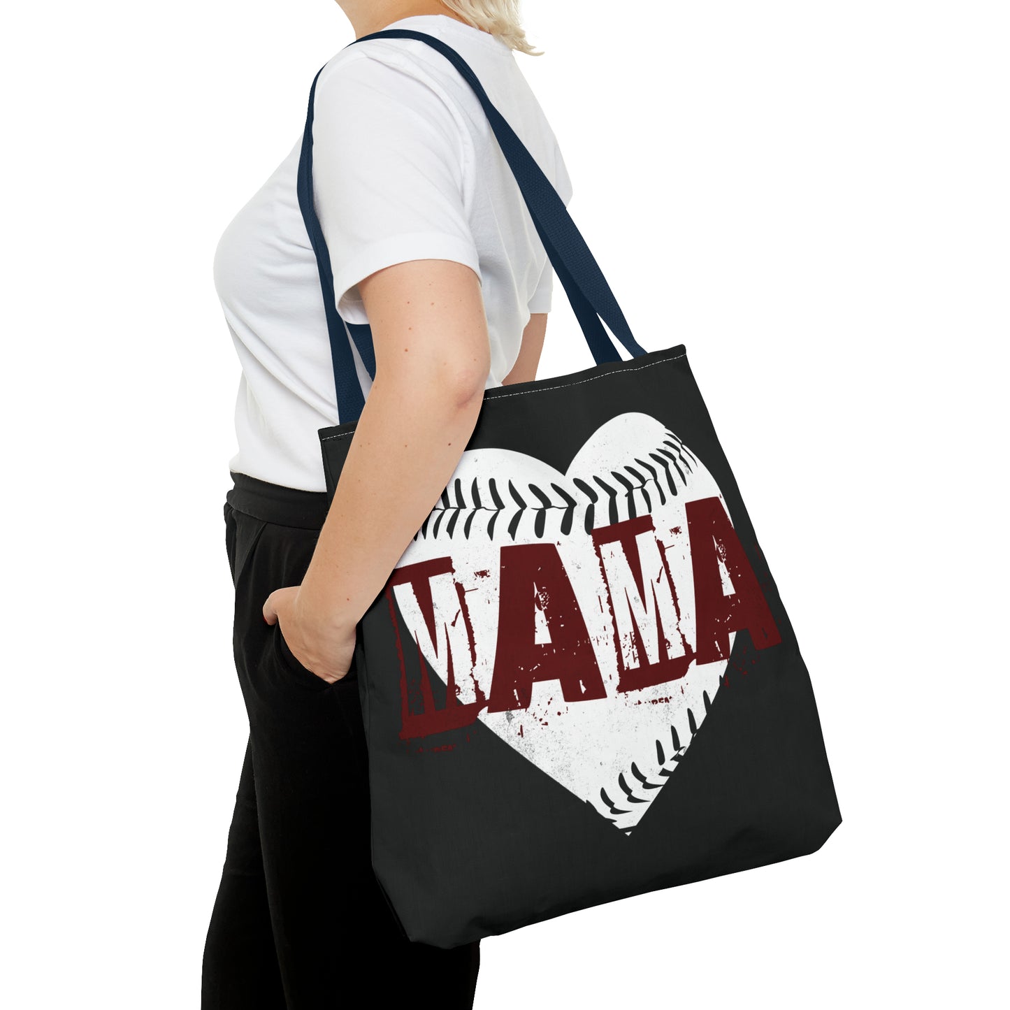 Baseball mama, Tote Bag (AOP)