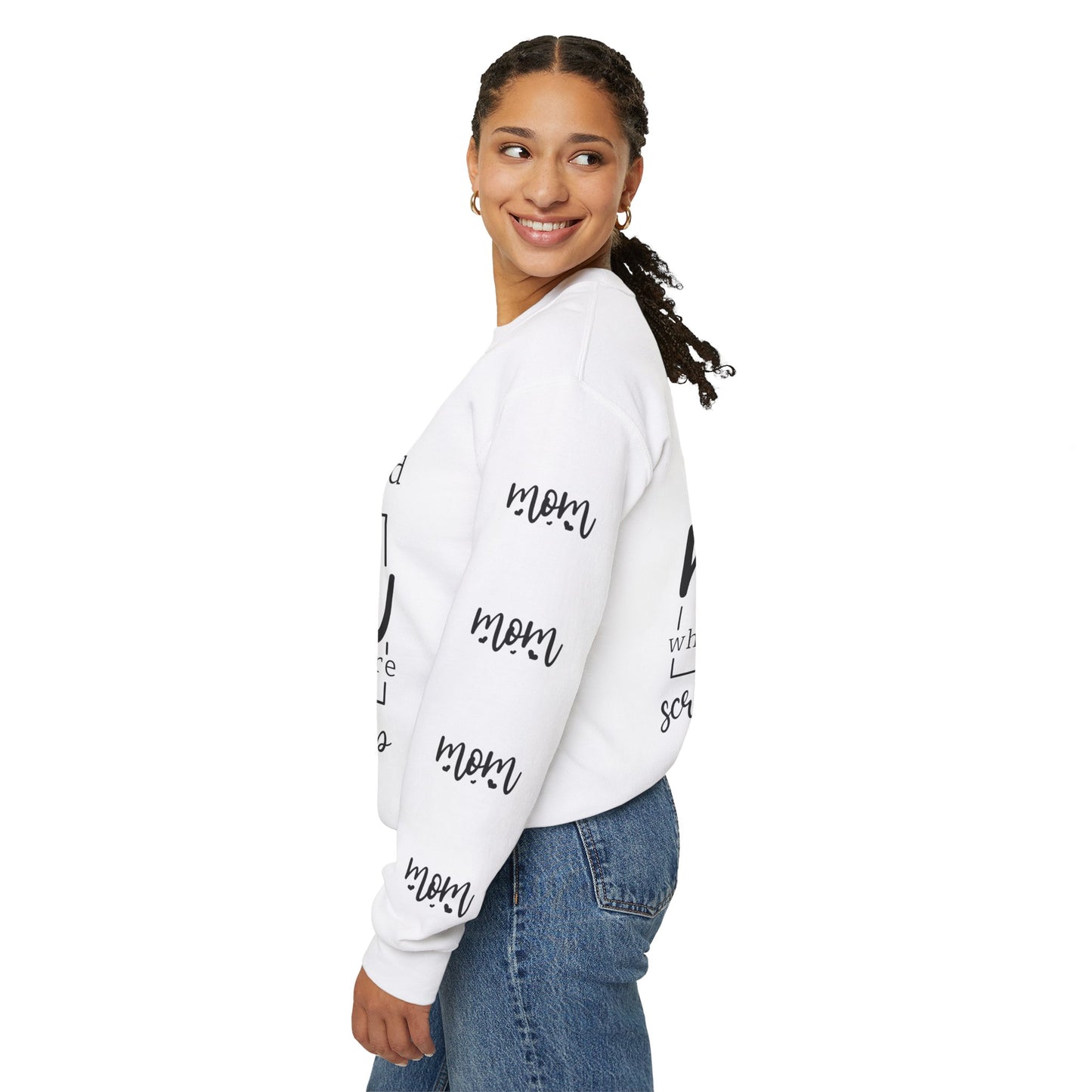 Mother’s love , ™ Crewneck Sweatshirt ( side arm design)