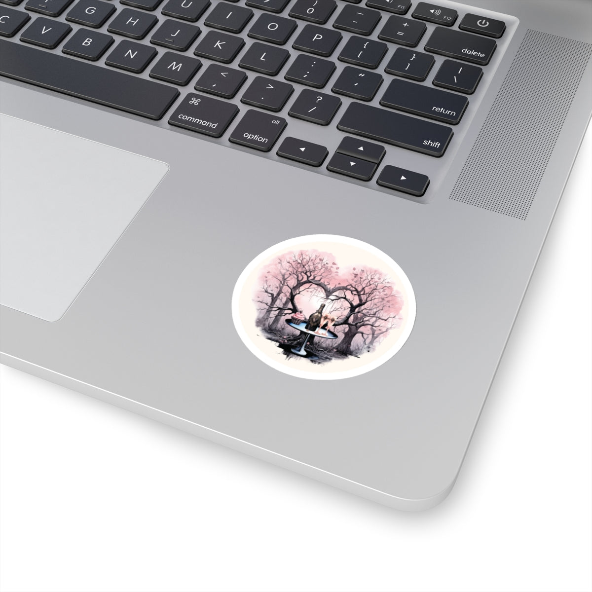 Even in death… we never part, Kiss-Cut Stickers