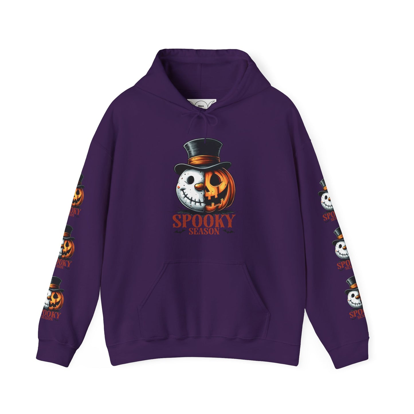 Spooky season,  Unisex Heavy Blend™ Hooded Sweatshirt (sleeve design)