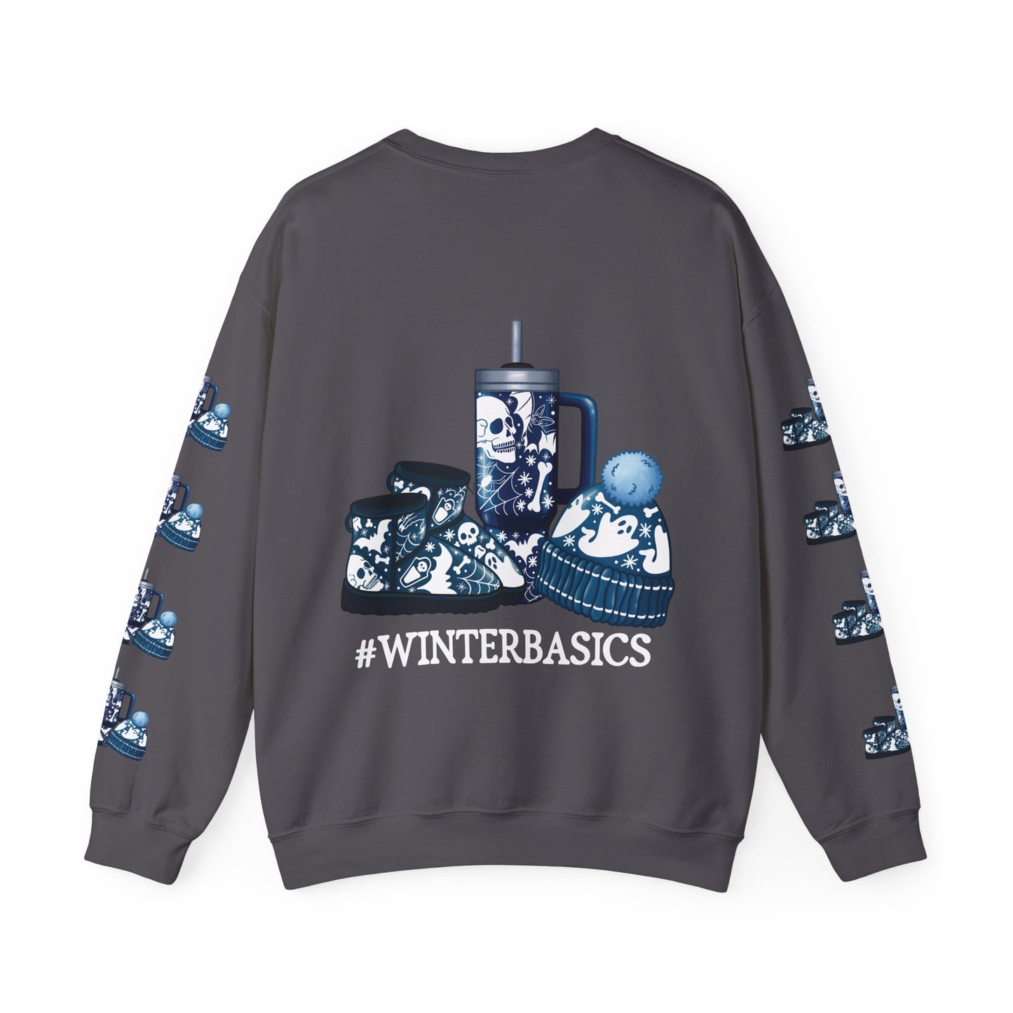 #winterbasics, ™ Crewneck Sweatshirt ( sleeve design )