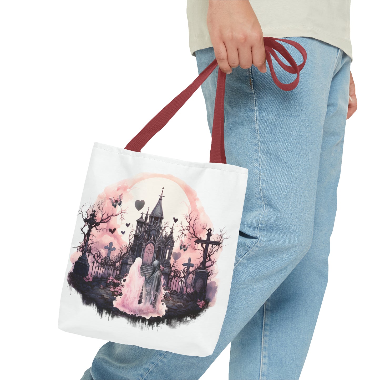 Even in death… we never part, Tote Bag (AOP)