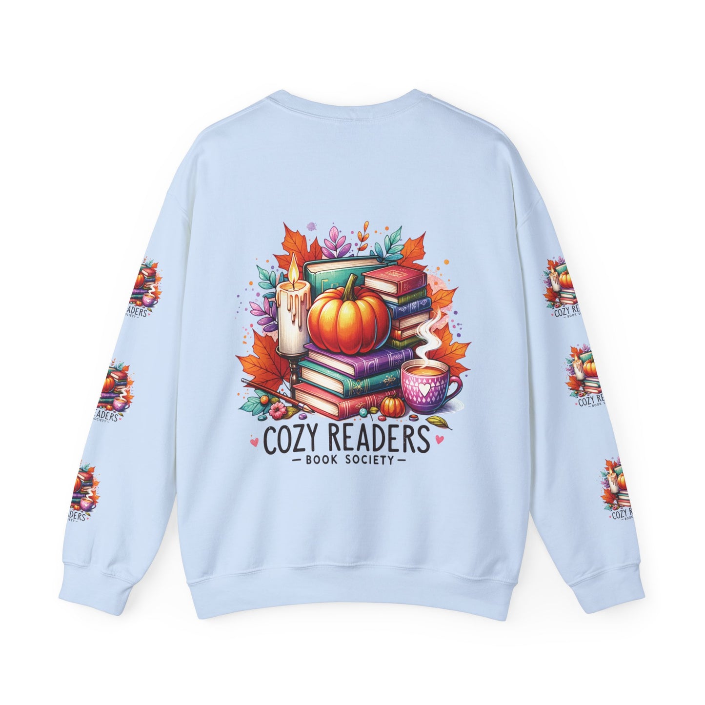 Cozy reader book society, ™ Crewneck Sweatshirt ( no sleeve design )