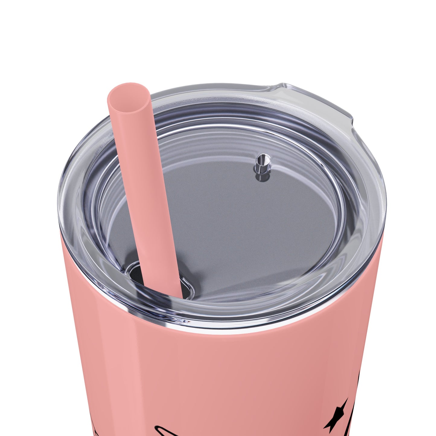 Taurus, Skinny Tumbler with Straw, 20oz