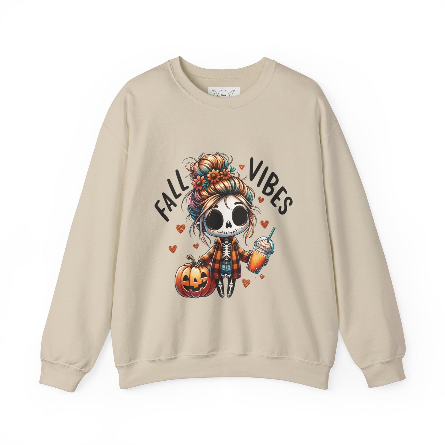 Fall vibes, ™ Crewneck Sweatshirt ( no sleeve design )