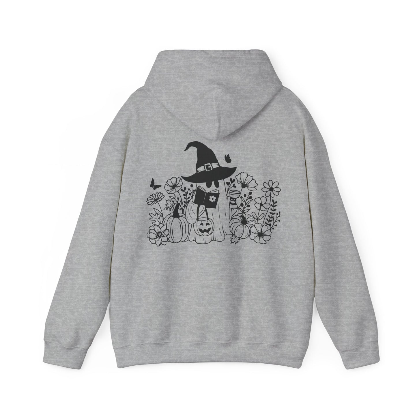 Cozy boo reading,  Unisex Heavy Blend™ Hooded Sweatshirt (no side arm design)