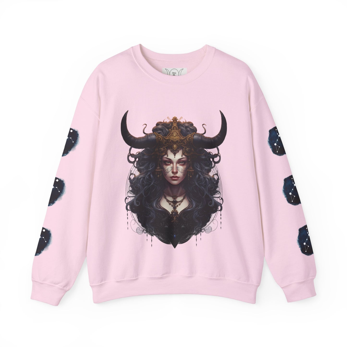 Taurus , ™ Crewneck Sweatshirt ( sleeve design)