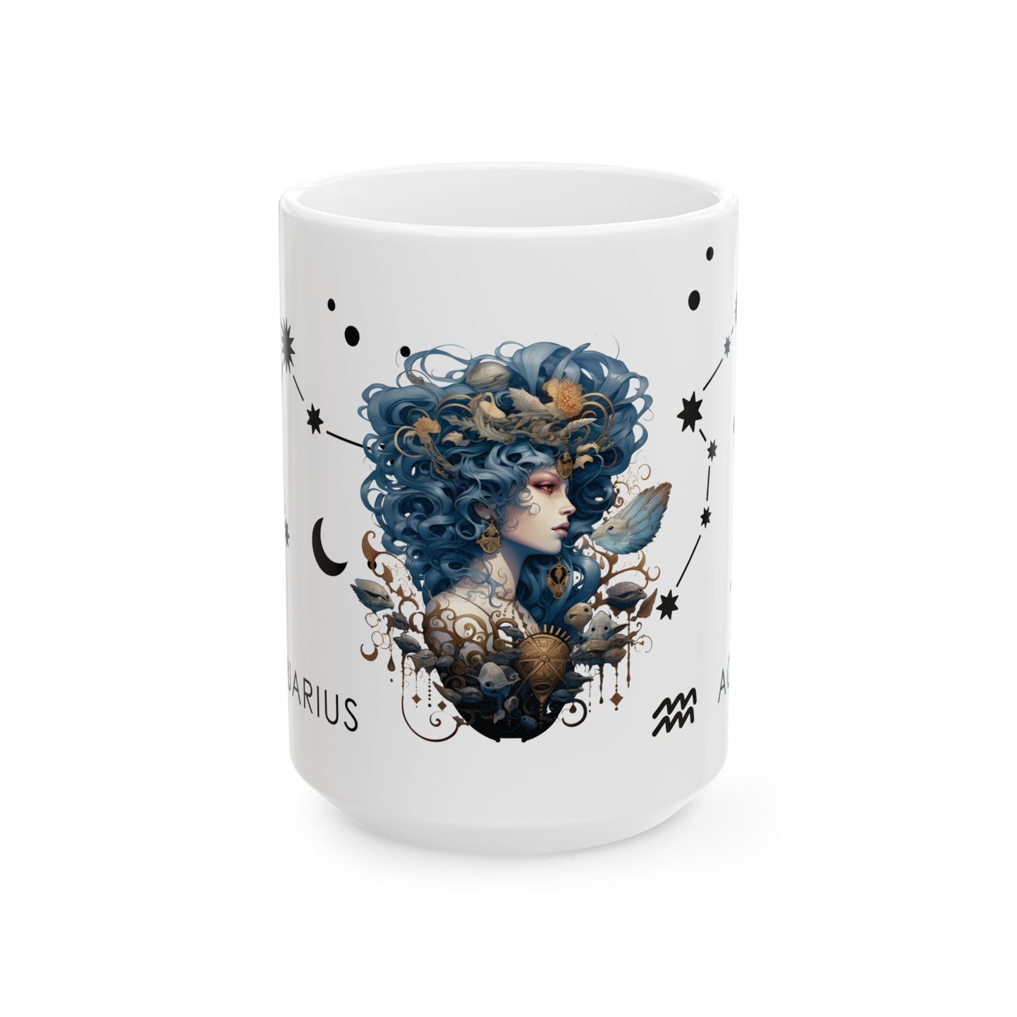 Aquarius,Ceramic Mug, 11oz & 15 oz