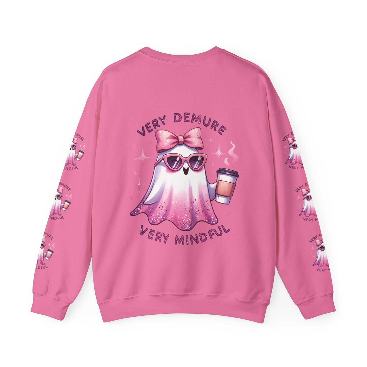 Very demure , ™ Crewneck Sweatshirt (Sleeve design )