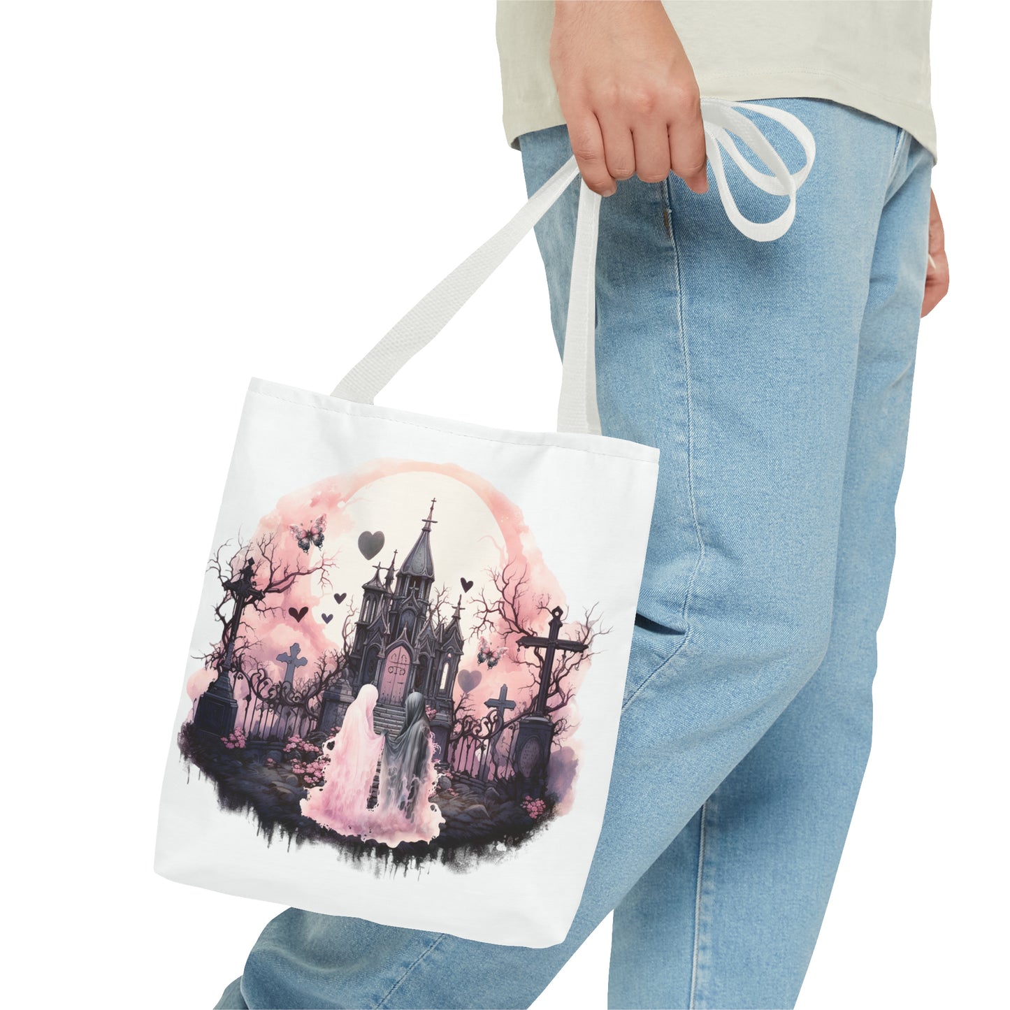 Even in death… we never part, Tote Bag (AOP)