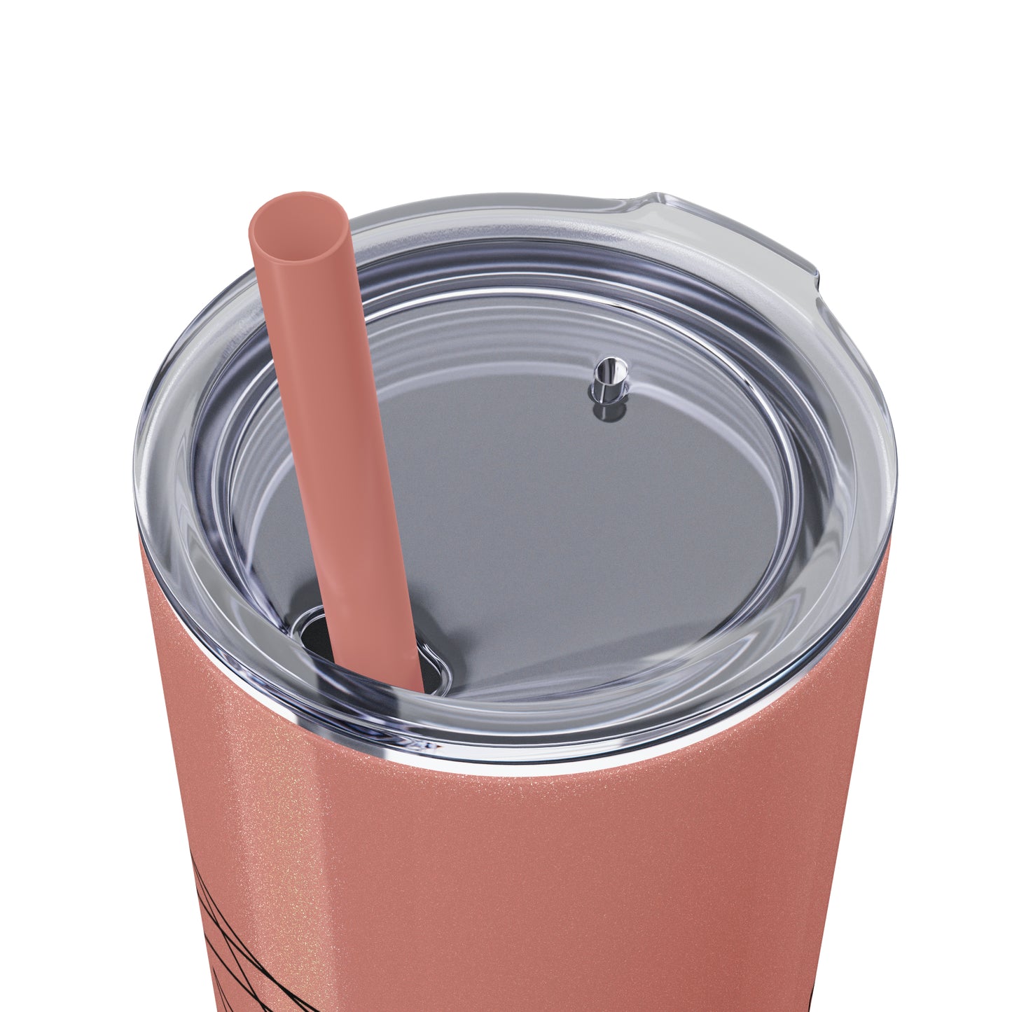 Capricorn Skinny Tumbler with Straw, 20oz