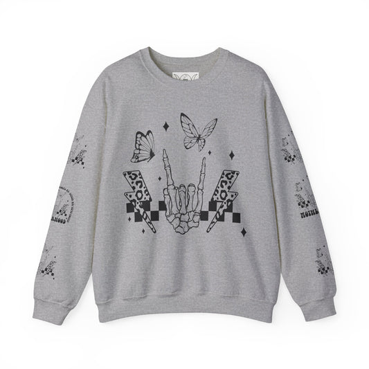 Motherhood , ™ Crewneck Sweatshirt ( side arm design)