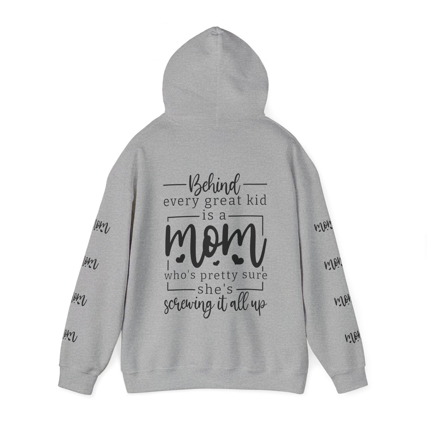 Mother’s love,  Unisex Heavy Blend™ Hooded Sweatshirt (no side arm design)