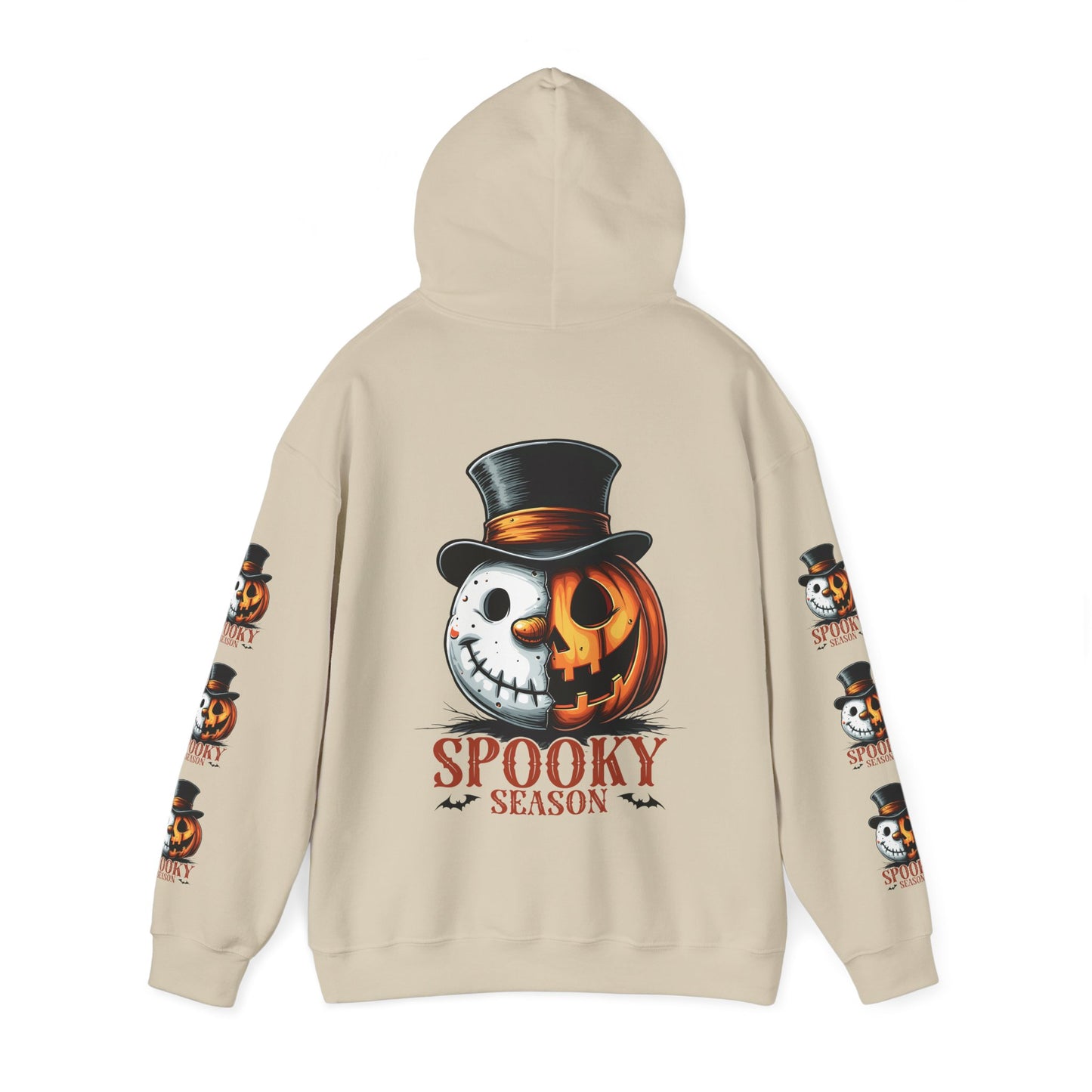 Spooky season,  Unisex Heavy Blend™ Hooded Sweatshirt (sleeve design)