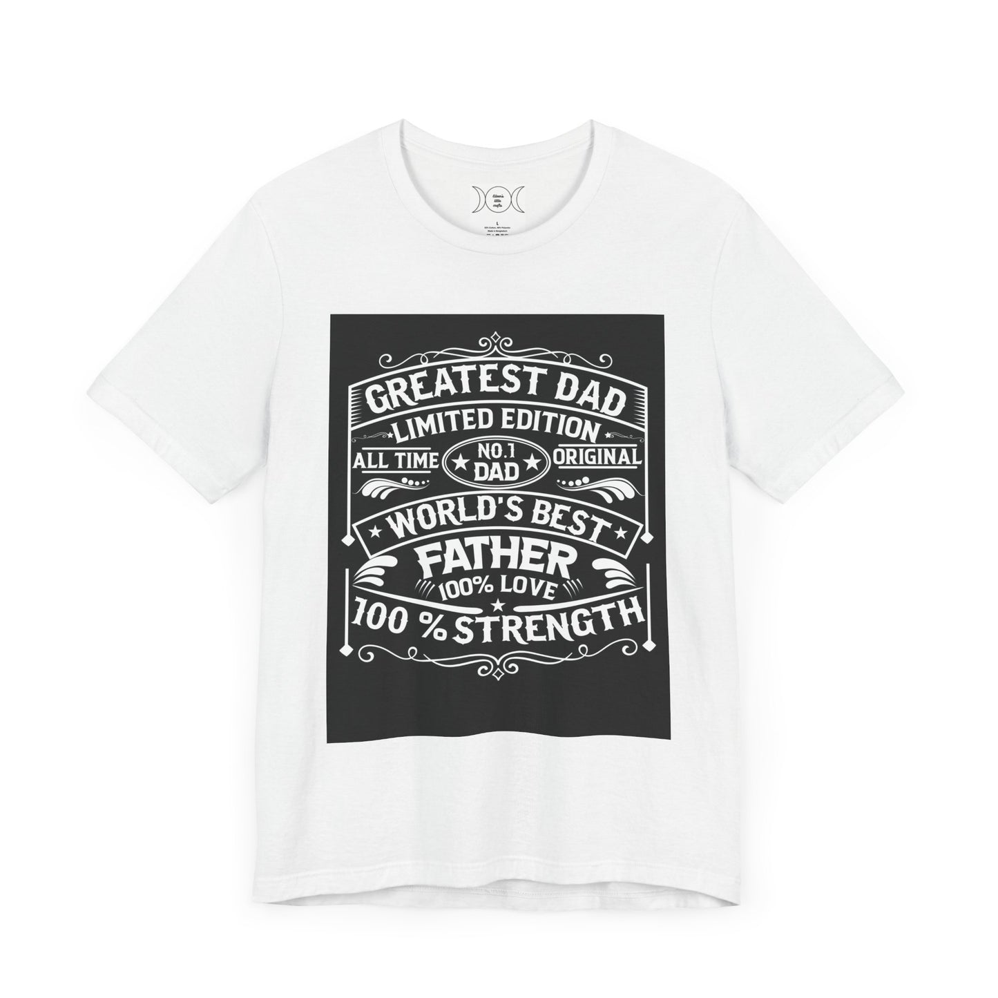 Greatest dad,  Unisex Jersey Short Sleeve Tee ( no Sleeve design)