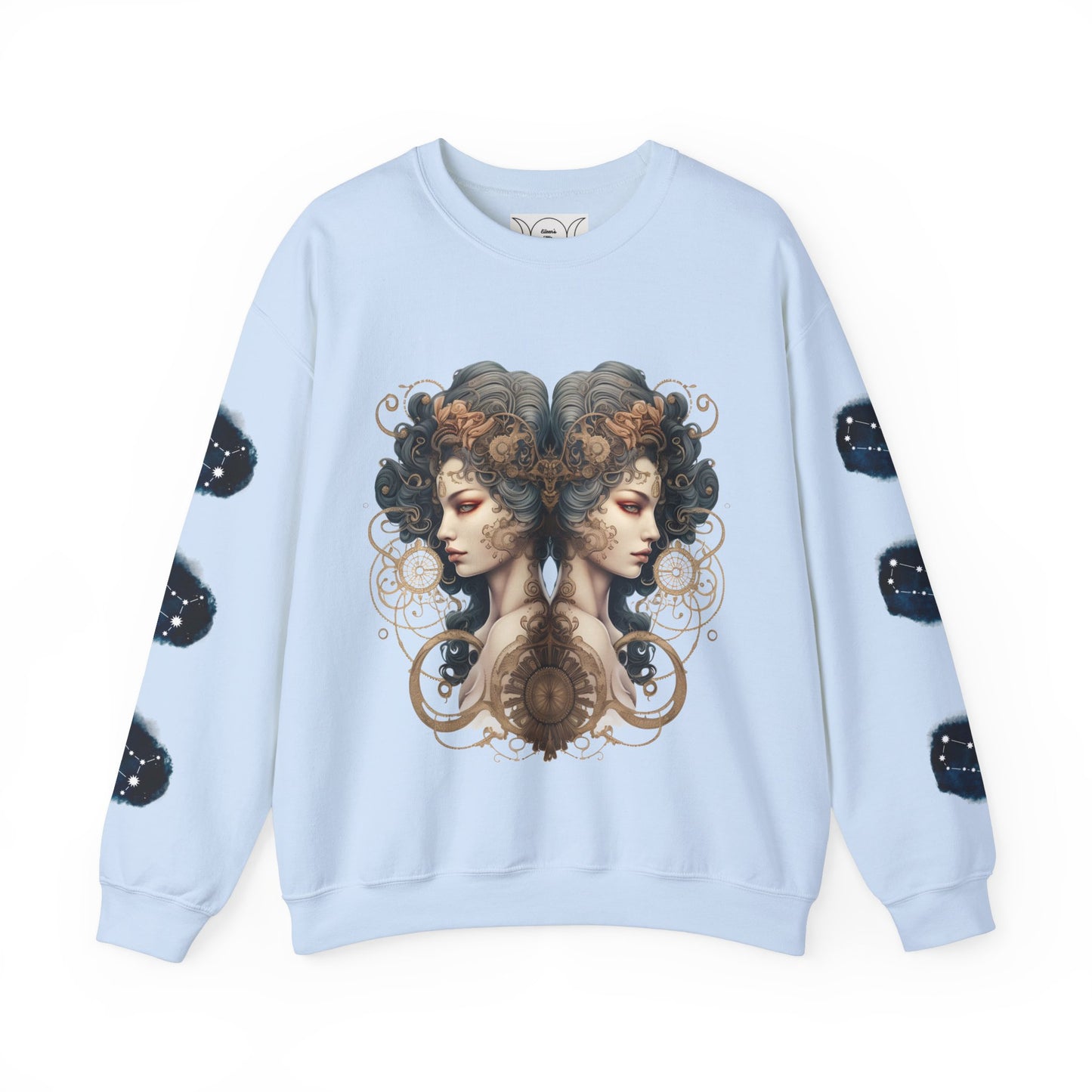 Gemini , ™ Crewneck Sweatshirt ( side arm design)