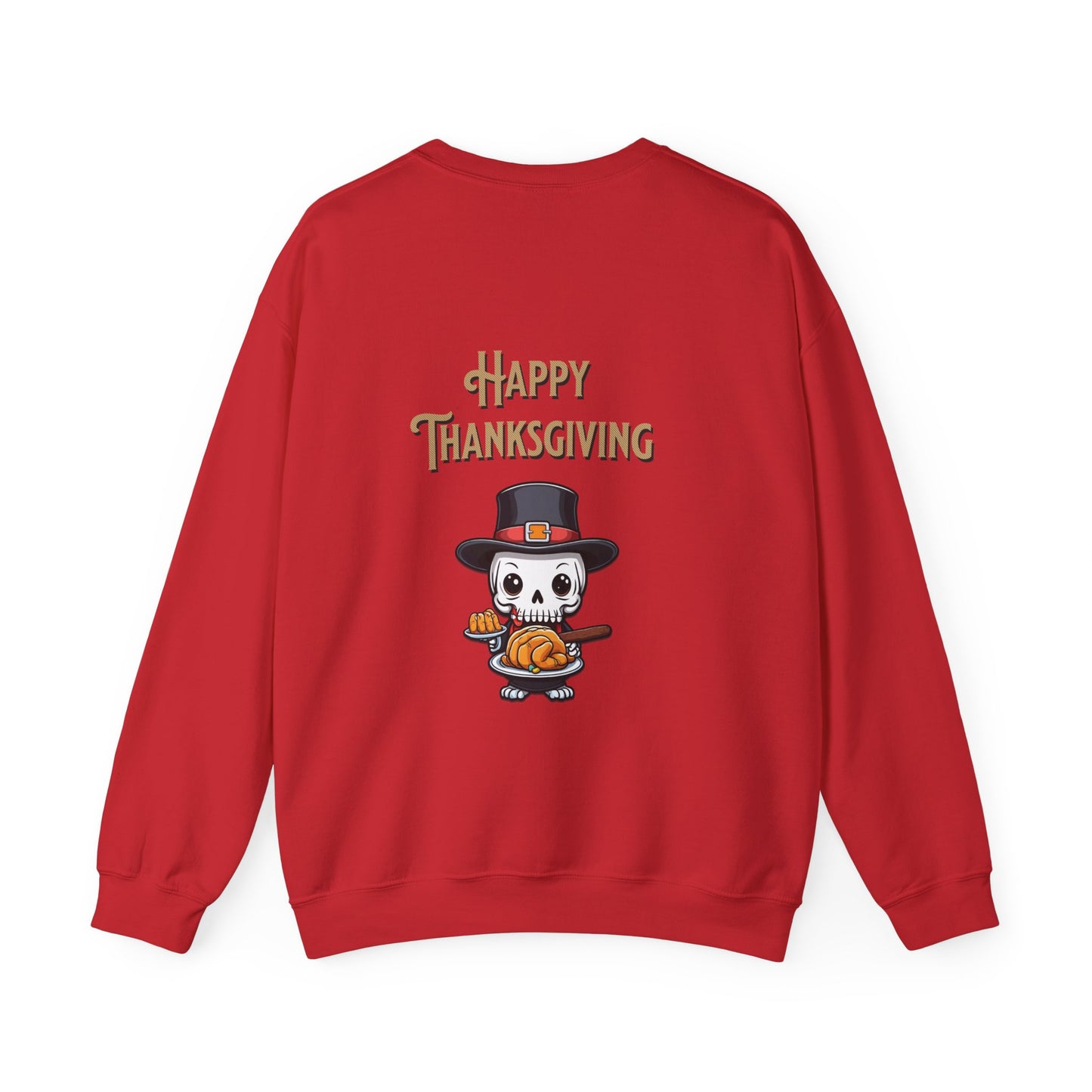 Happy thanksgiving, ™ Crewneck Sweatshirt ( sleeve design )