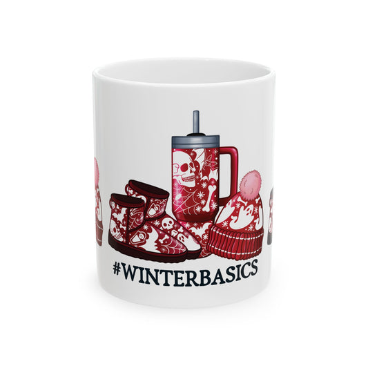 #winterbasics, Ceramic Mug, (11oz, 15oz)