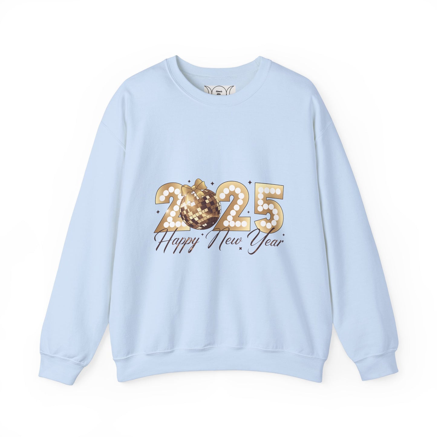 Happy year, Unisex Heavy Blend™ Crewneck Sweatshirt ( no sleeve design)