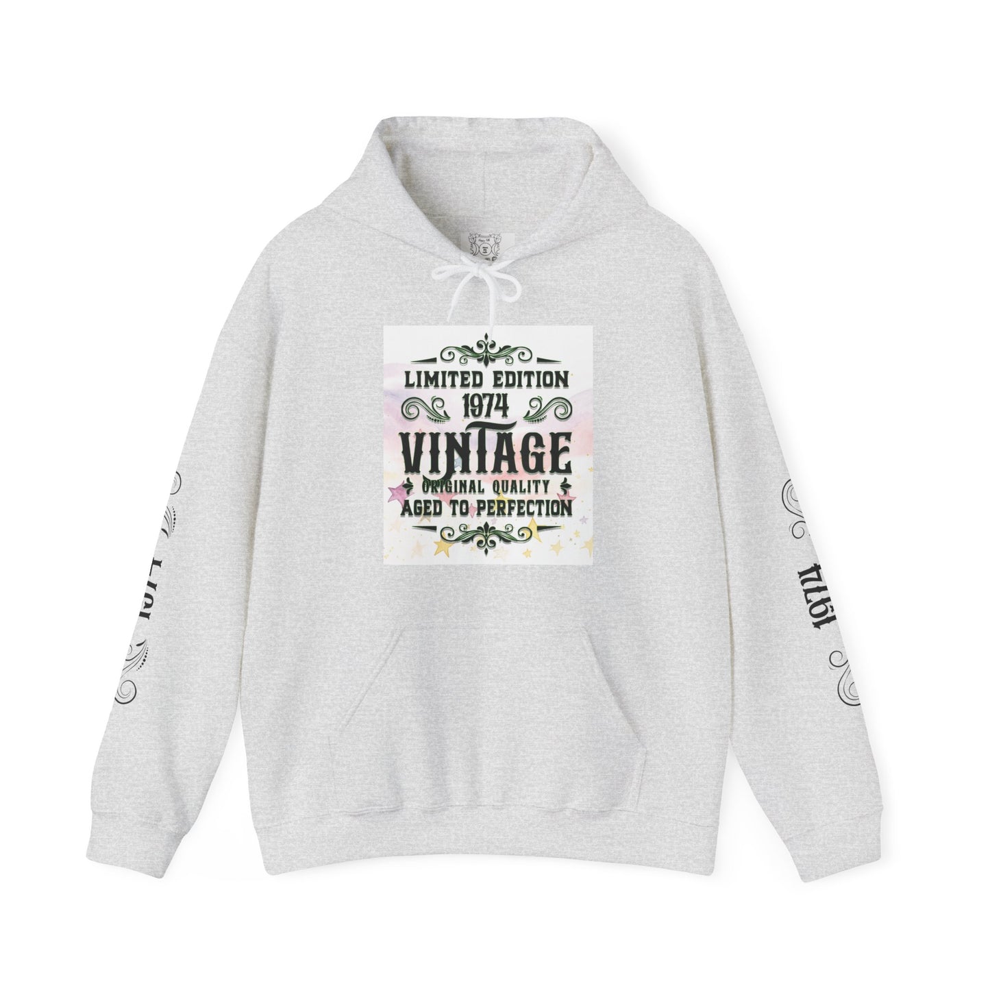 1974 vintage, Unisex Heavy Blend™ Hooded Sweatshirt