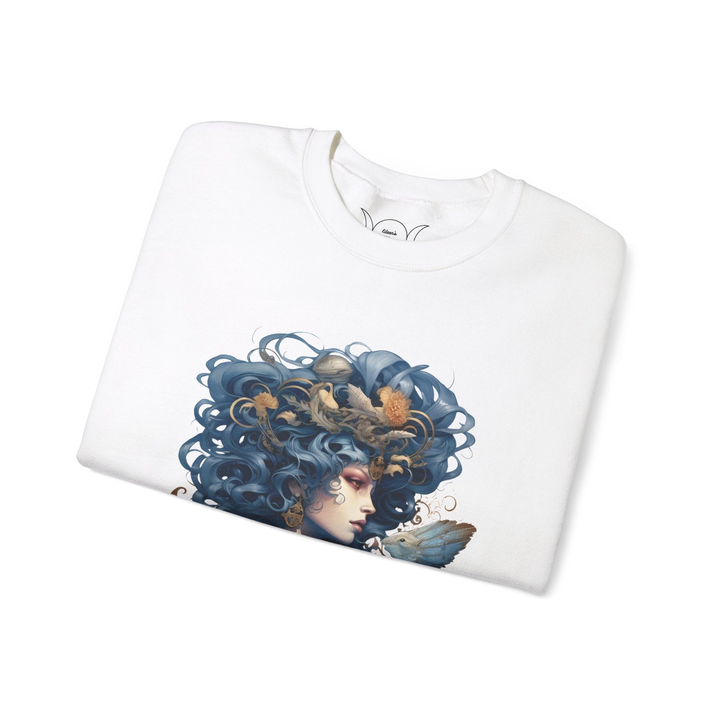 Aquarius , ™ Crewneck Sweatshirt ( side arm design)