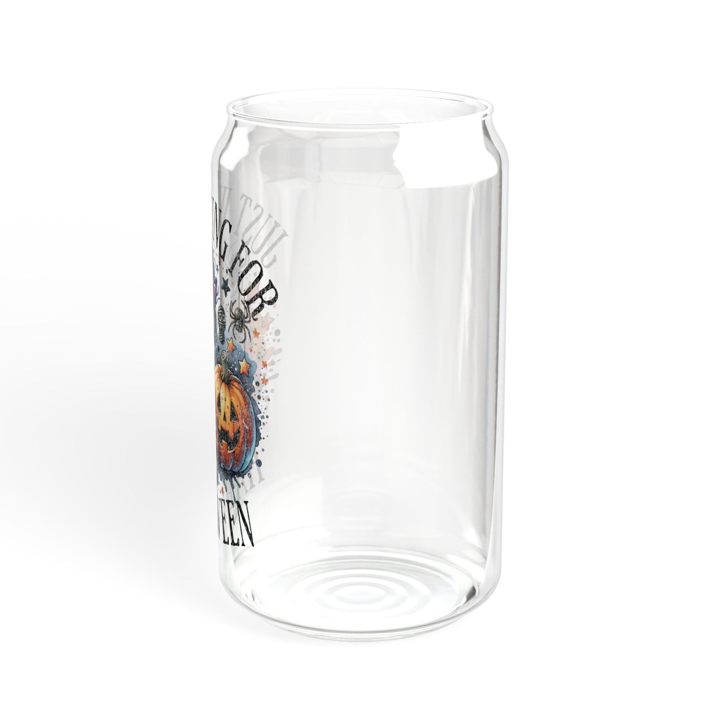 Just waiting for Halloween , Sipper Glass, 16oz