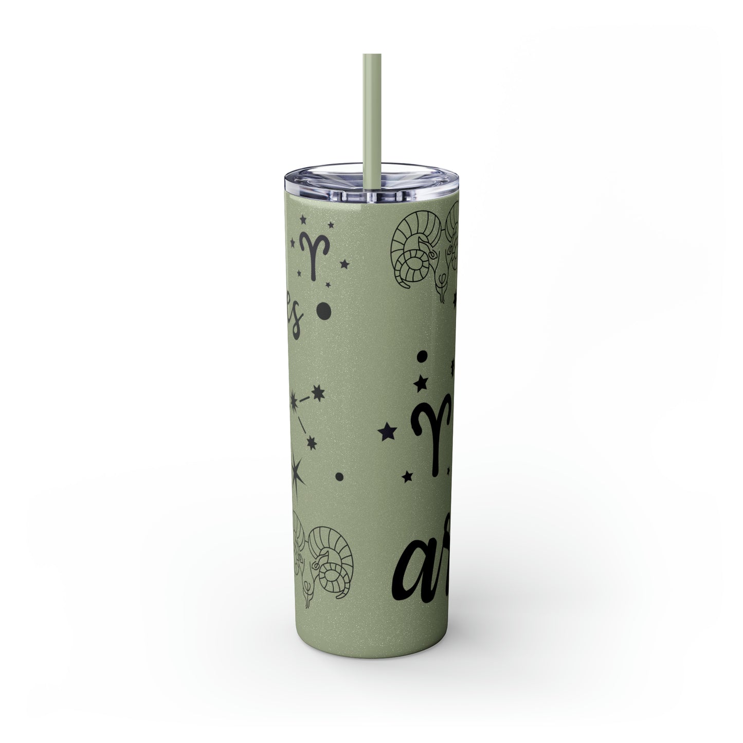 Aries, Skinny Tumbler with Straw, 20oz