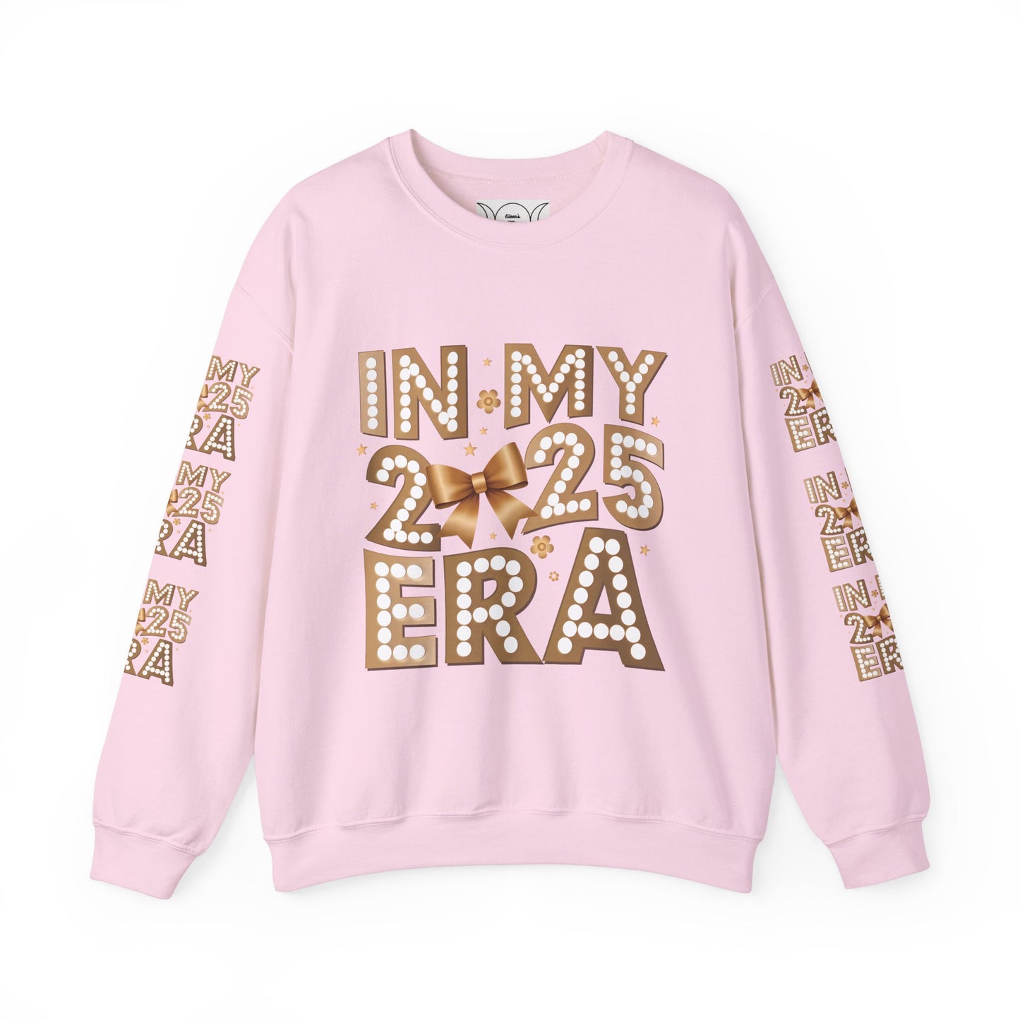 In 2025 era, Unisex Heavy Blend™ Crewneck Sweatshirt (sleeve design)