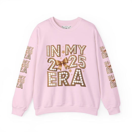 In 2025 era, Unisex Heavy Blend™ Crewneck Sweatshirt (sleeve design)