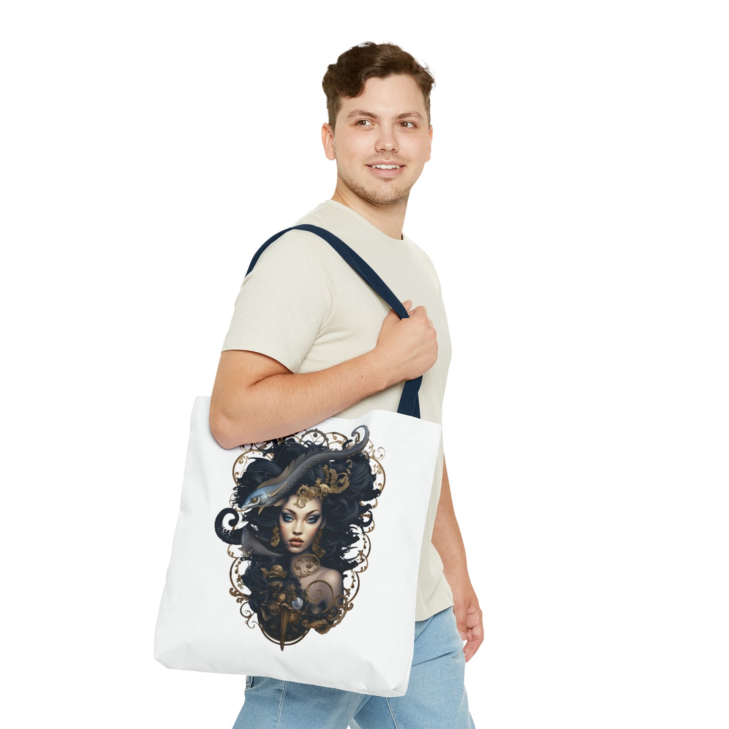 Pisces, Tote Bag (AOP)