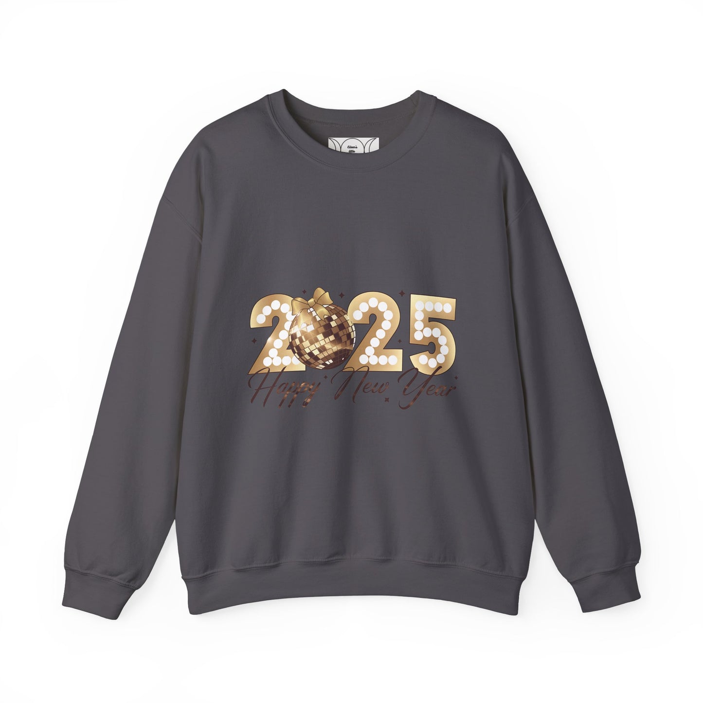 Happy year, Unisex Heavy Blend™ Crewneck Sweatshirt ( no sleeve design)