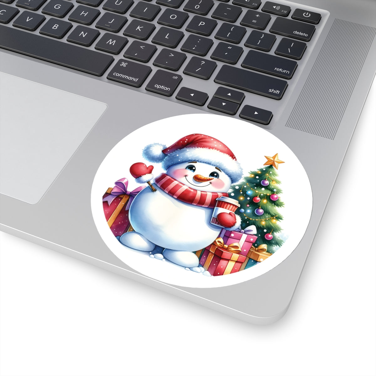 Snowman, Kiss-Cut Stickers