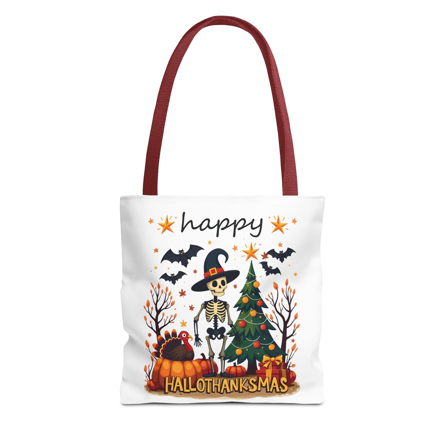 Happy hellothanksmas, Tote Bag (AOP)