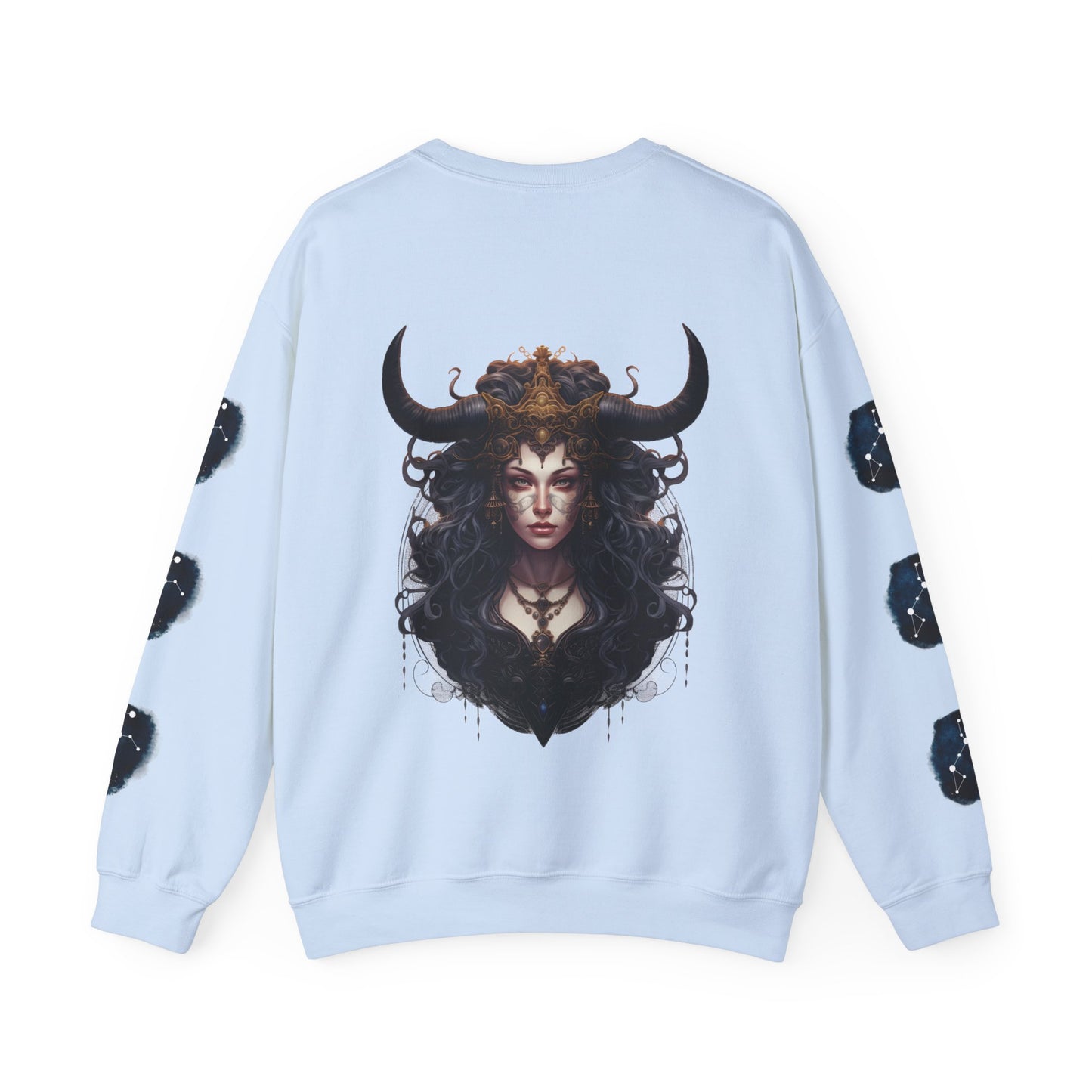 Taurus , ™ Crewneck Sweatshirt ( sleeve design)