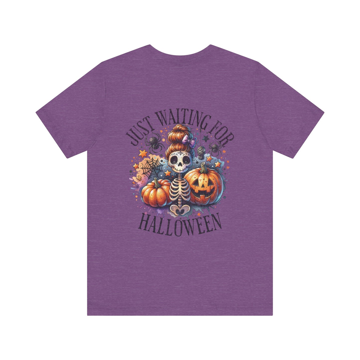 Just waiting for Halloween, Unisex Jersey Short Sleeve Tee (no sleeve design)