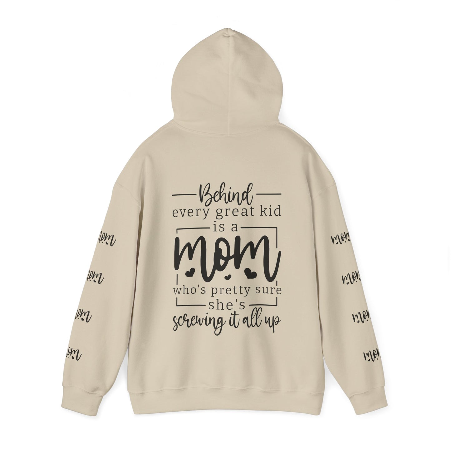 Mother’s love,  Unisex Heavy Blend™ Hooded Sweatshirt (no side arm design)