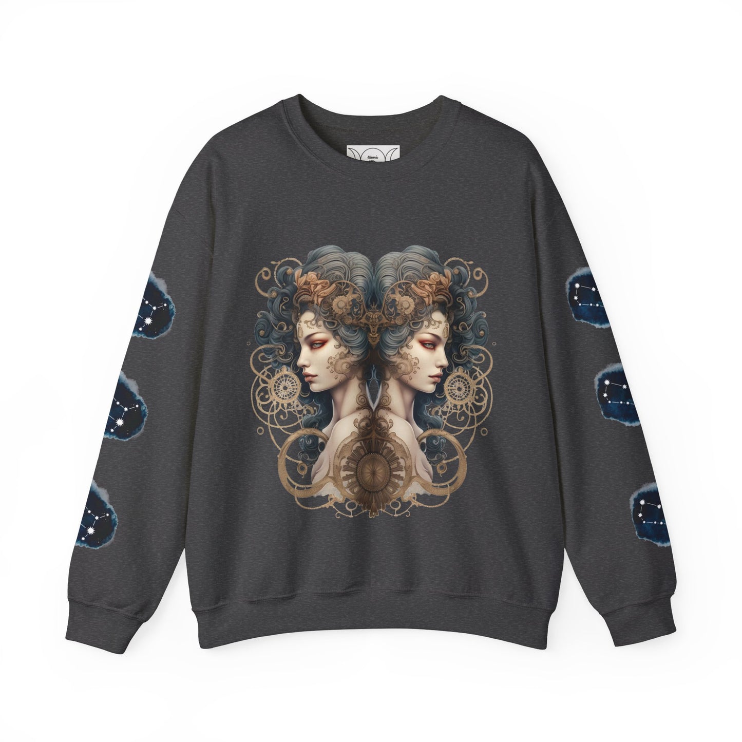 Gemini , ™ Crewneck Sweatshirt ( side arm design)