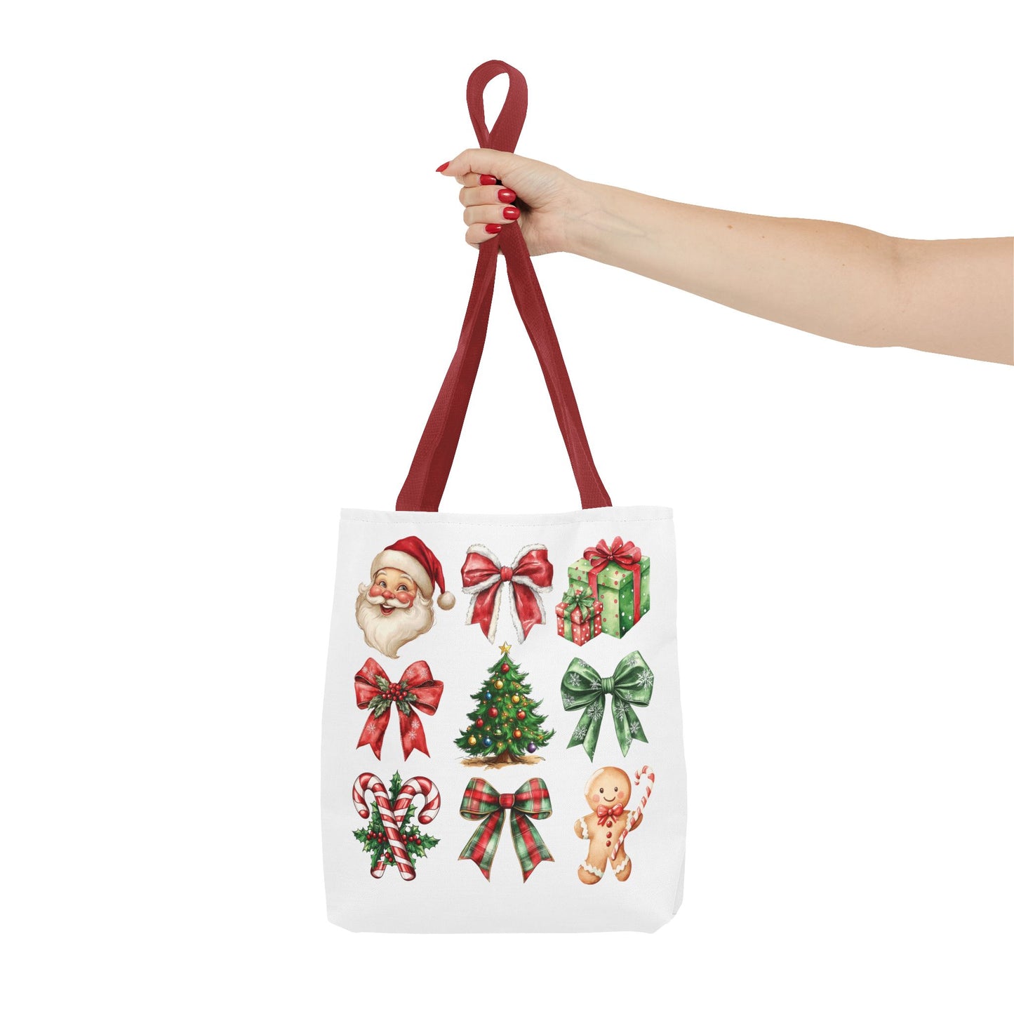 Christmas and bows, Tote Bag (AOP)