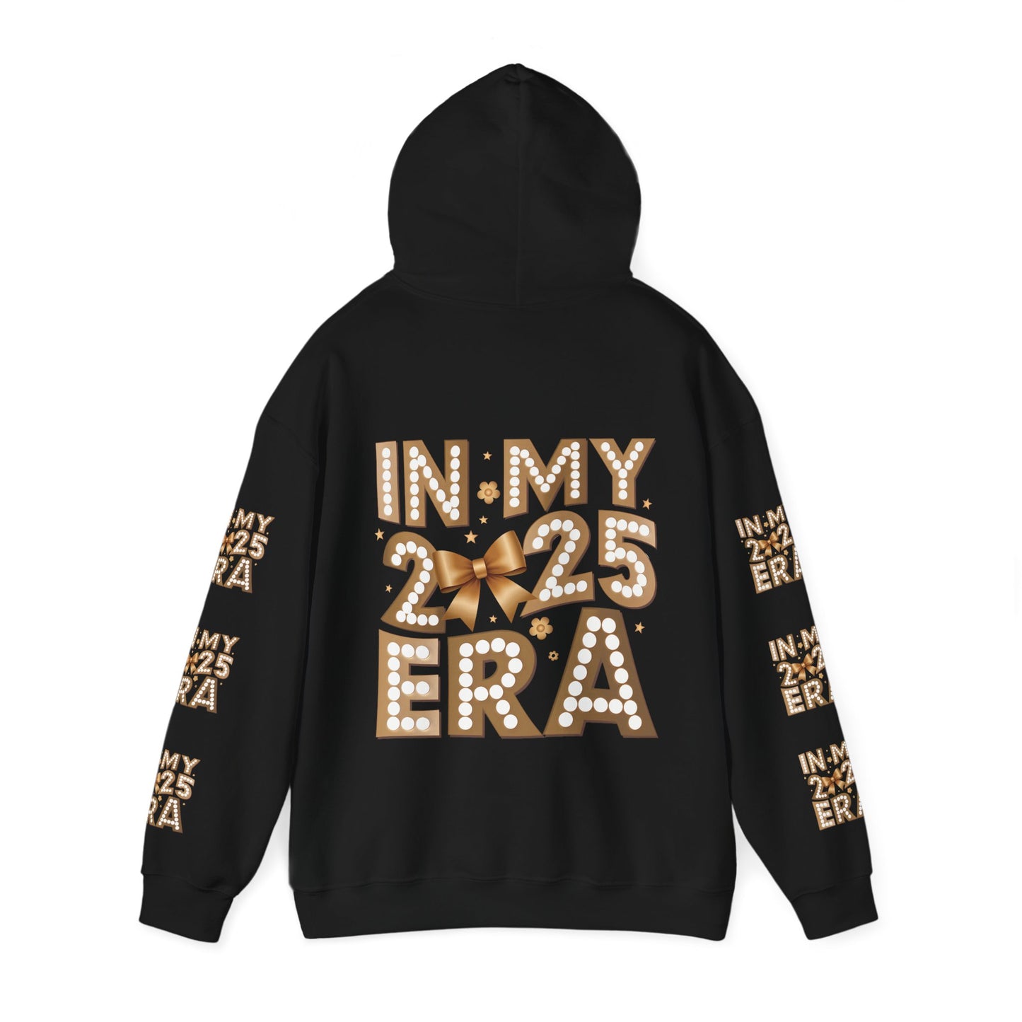 In my 2025 era , Unisex Heavy Blend™ Hooded Sweatshirt (sleeve arm design)