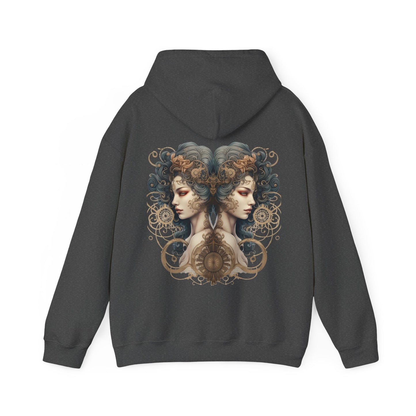 Gemini ,  Unisex Heavy Blend™ Hooded Sweatshirt (no side arm design)