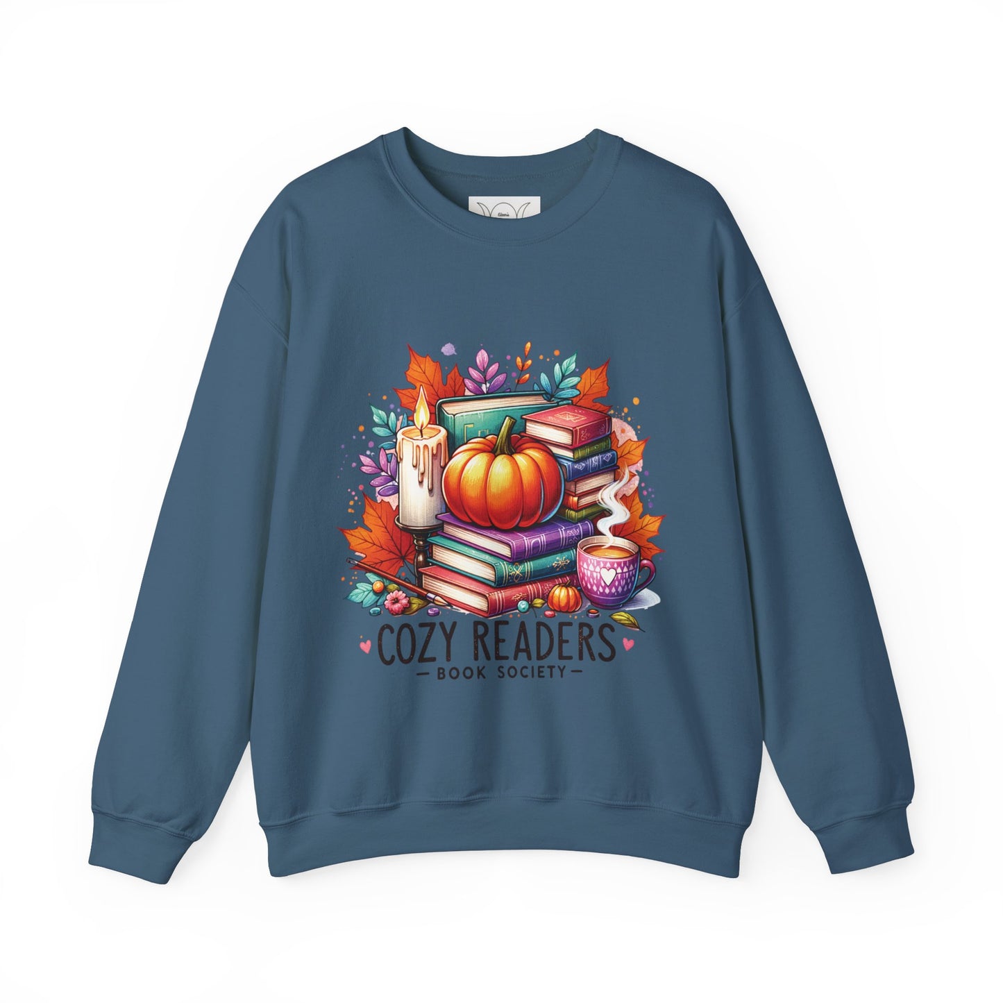 Cozy reader book society, ™ Crewneck Sweatshirt ( no sleeve design )