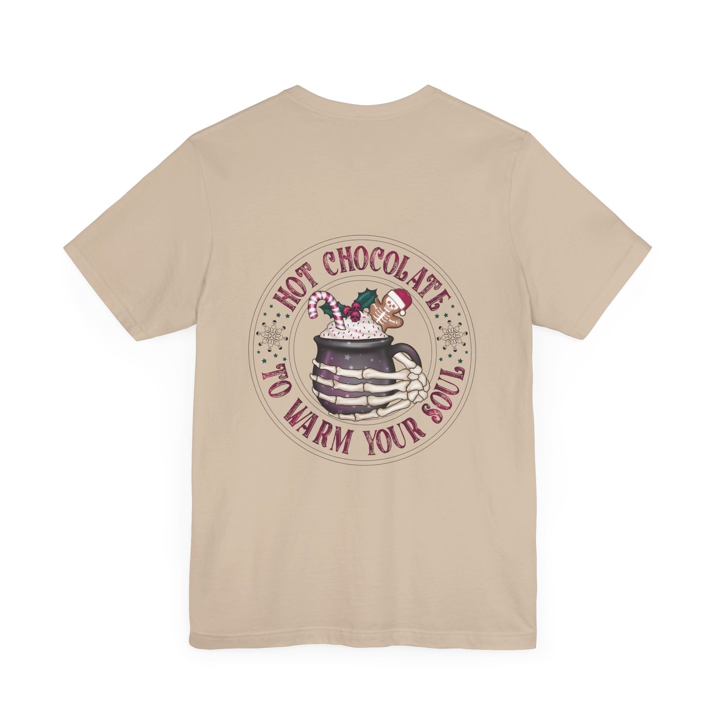 Hot chocolate , Unisex Jersey Short Sleeve Tee ( no sleeve design)