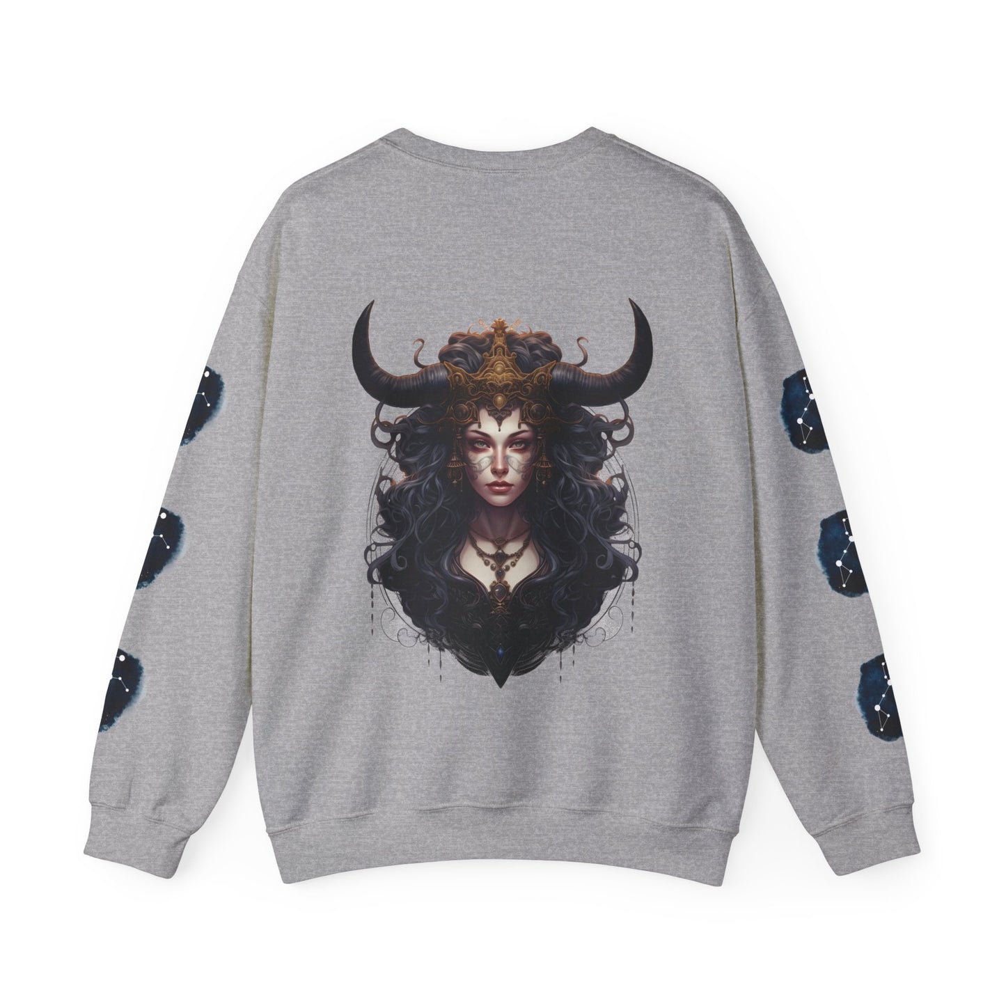 Taurus , ™ Crewneck Sweatshirt ( sleeve design)